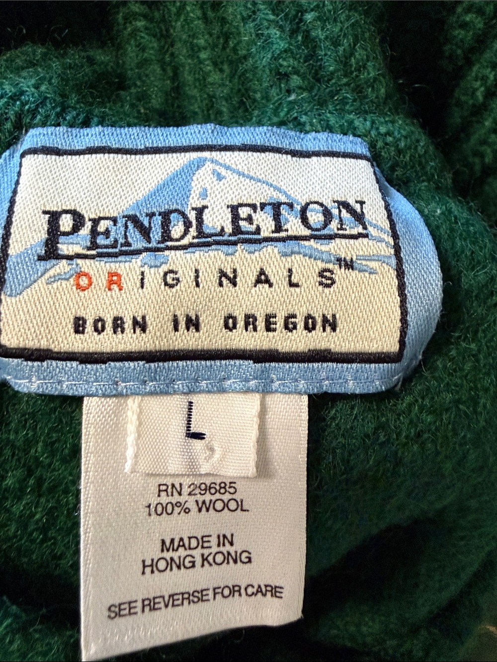 VINTAGE PENDLETON 100% WOOL SWEATER VEST WOMENS - Picture 7 of 7